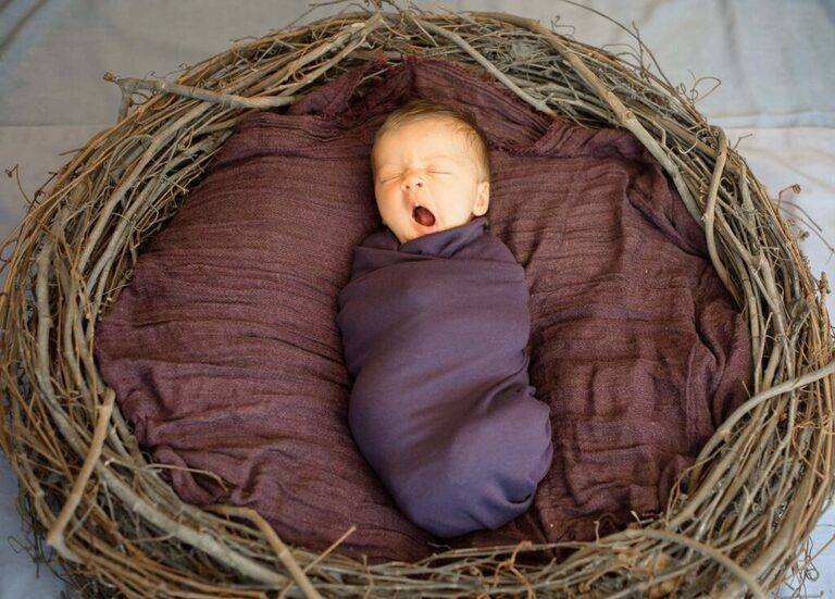 Meet newborn Bonnie. Sweet  Bonnie snoozed through her photo session at my home in Redondo Beach.