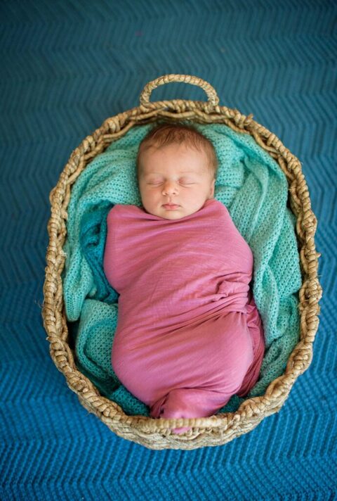 Meet newborn Bonnie. Sweet  Bonnie snoozed through her photo session at my home in Redondo Beach