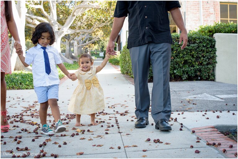 Family Photography in Torrance | Baby Alani is a walker