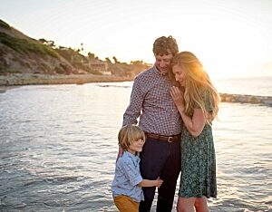 Beach Family Photo at Malga Cove