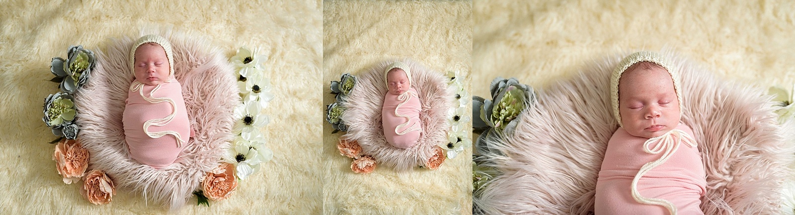 newborn baby twin individual photos