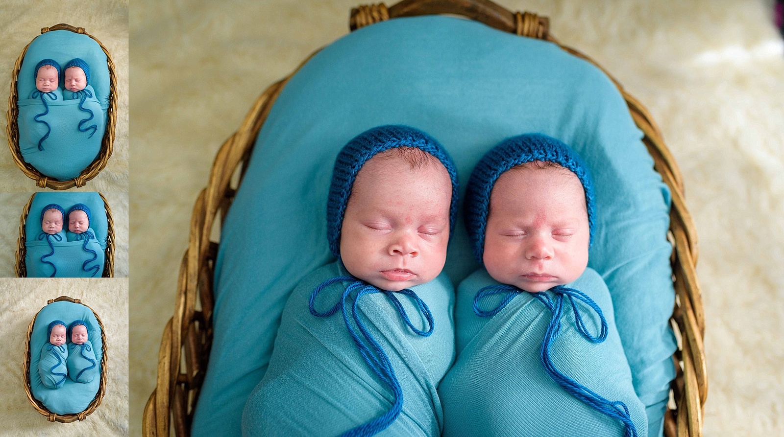 twin girls newborn photos Los Angeles