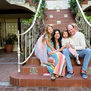 Charming staircase family photos